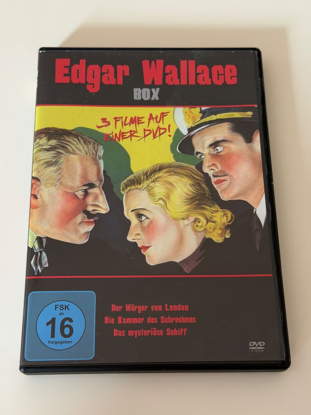 Tutti i DVDs: Edgar Wallace Box - 3 Filme auf 1 DVD – Usato da Altstätten SG venduto da sheamus