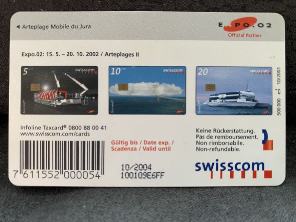 Schede telefoniche: Taxcard S2 – Usato da Lausanne venduto da babacard10 1