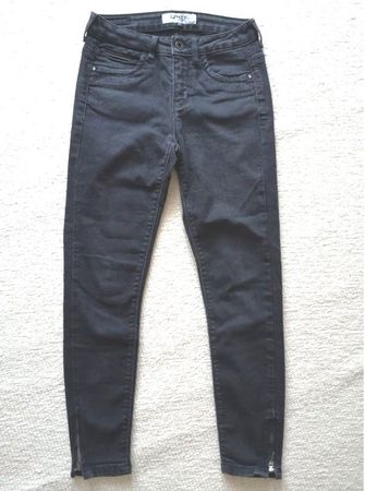 ONLY 7/8 Hose Reissverschlüsse an Knöcheln Gr. 27 schwarz