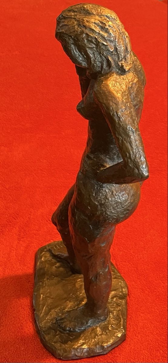 Statuette: Alte Bronzefigur CH M. Hefti – Usato da Rorschacherberg venduto da farmer61 3