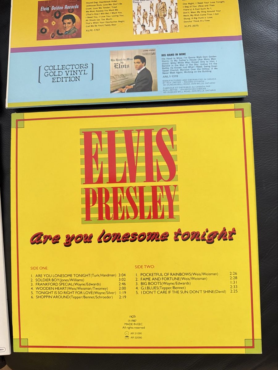 Schallplatten: 4 Elvis Presley Schallplatten Sammlung Vinyl LPs – Gebraucht aus Goldach von Donpancho 8