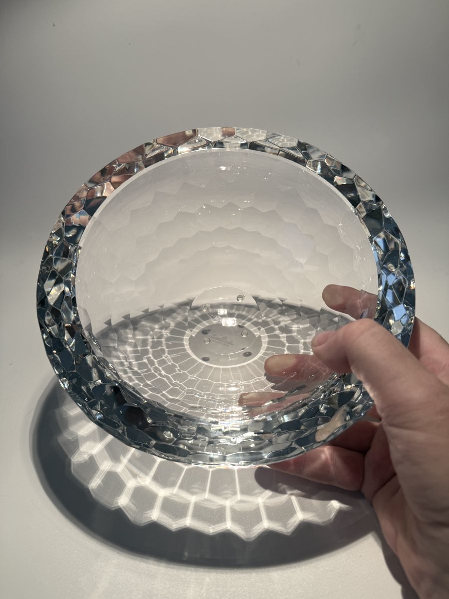 Rosenthal Schalen: Rosenthal Studio Line facettierte Kristallglas Schale – Gebraucht aus Luzern von downtonabbey 6