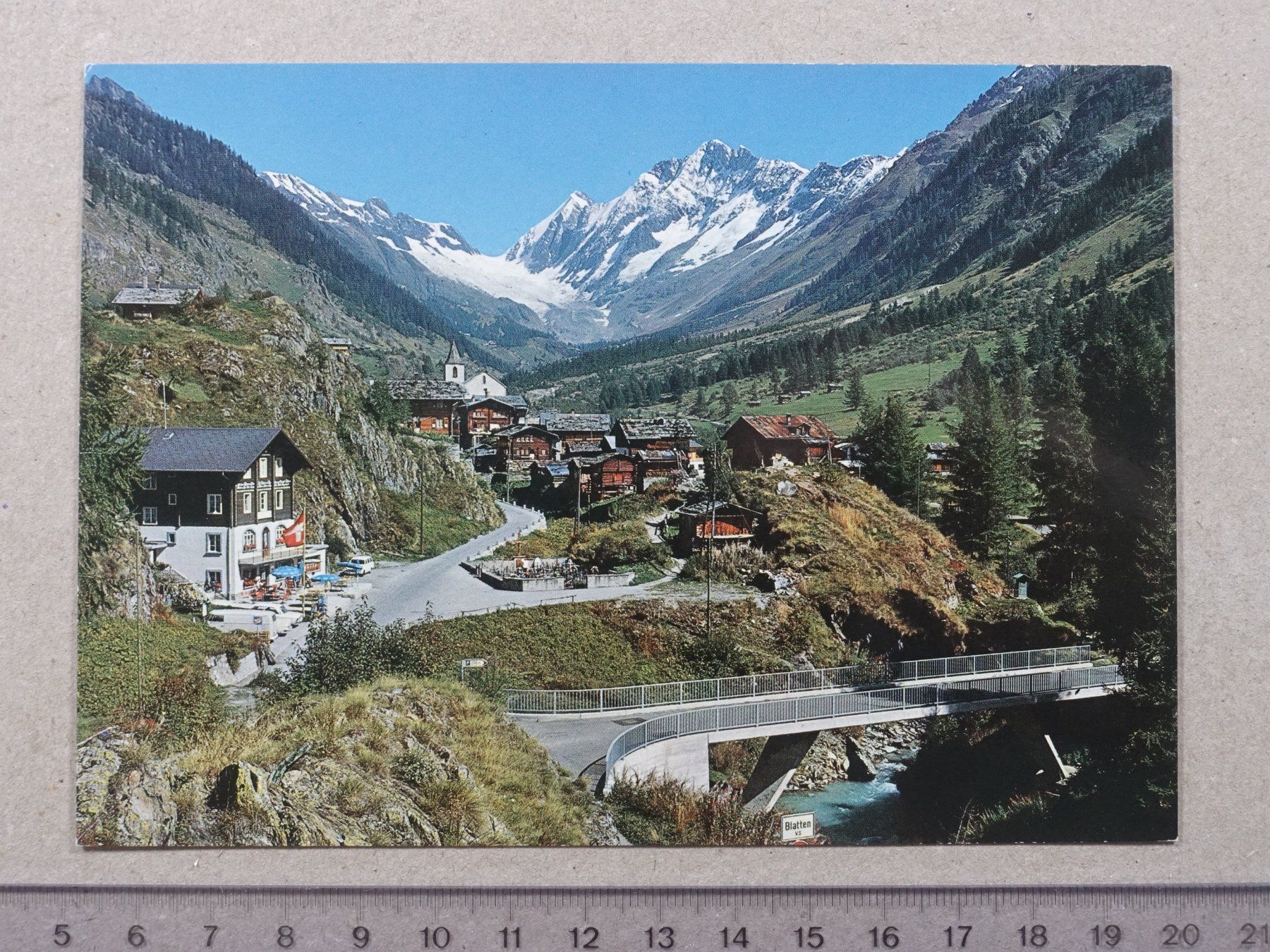 Cartoline postali: Blatten, Lötschental – Usato da Lenzburg venduto da fh1