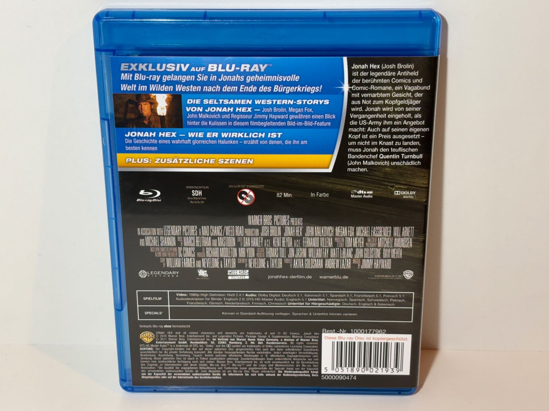 Tutti i DVDs: Jonah Hex Blu Ray – Usato da Wilderswil venduto da Sstriker 1