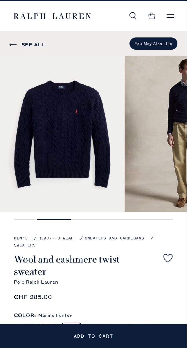 Ralph Lauren Pullover & Sweatshirts: Ralph Lauren torsadé – Neu und originalverpackt aus Genève von seb_7vgp 4