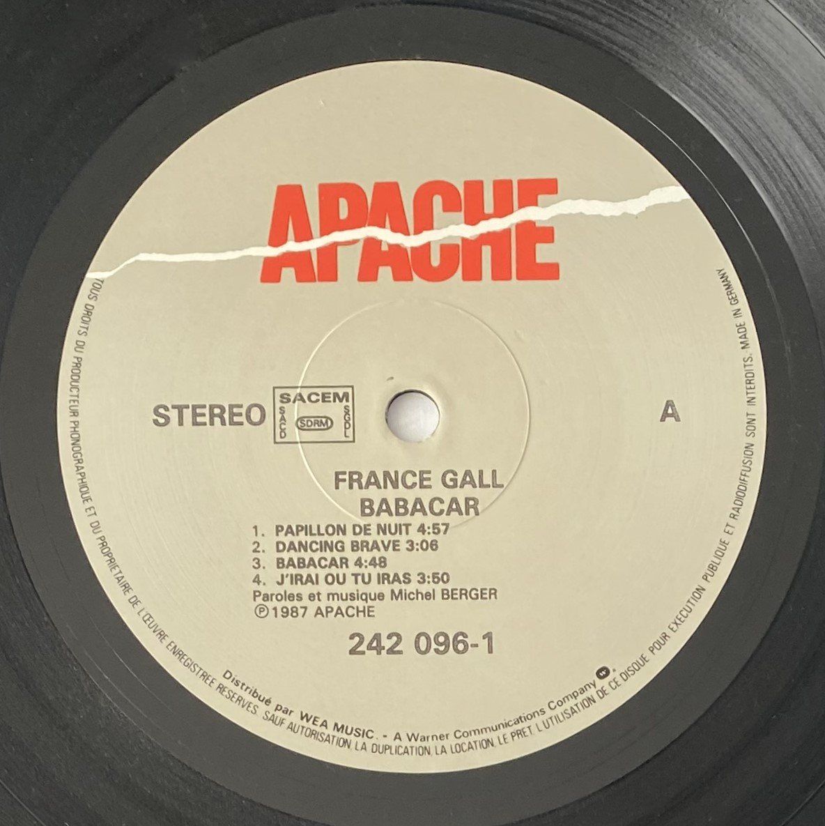 Dischi in vinile: France Gall, Babacar – Usato da Flums venduto da Empe1 6