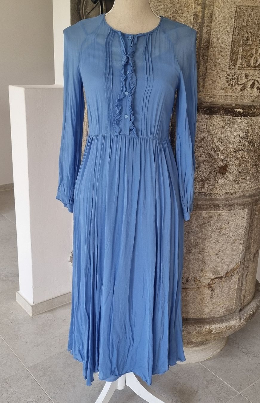 Max Mara Vestiti: Max&Co Maxikleid mit Unterkleid blau Gr.36 – Usato da Champlan venduto da acr_kkd5 1