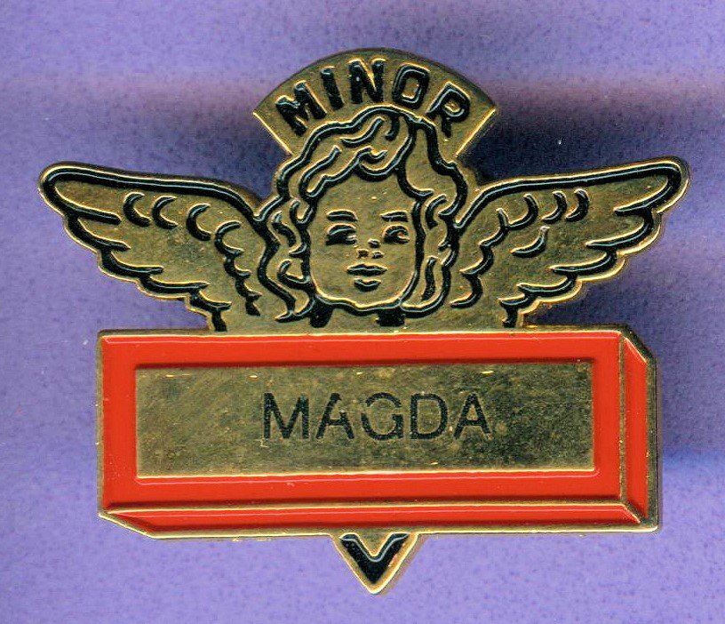 Placchette & Badge: MINOR  MAGDA – Usato da Winterthur venduto da Sammleroase