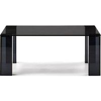 Kave Home Beistelltisch quadratisch Adularia Glas
