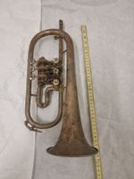 Cornet à piston vintage, modèle REM STAR, argenté, 