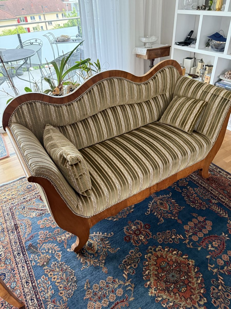 Divani: Antikes Sofa 2-Sitzer gestreift – Usato da Balterswil venduto da tadagmarsan 6