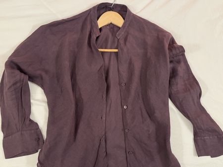 Camicia Massimo Dutti viola, taglia S - Nuova