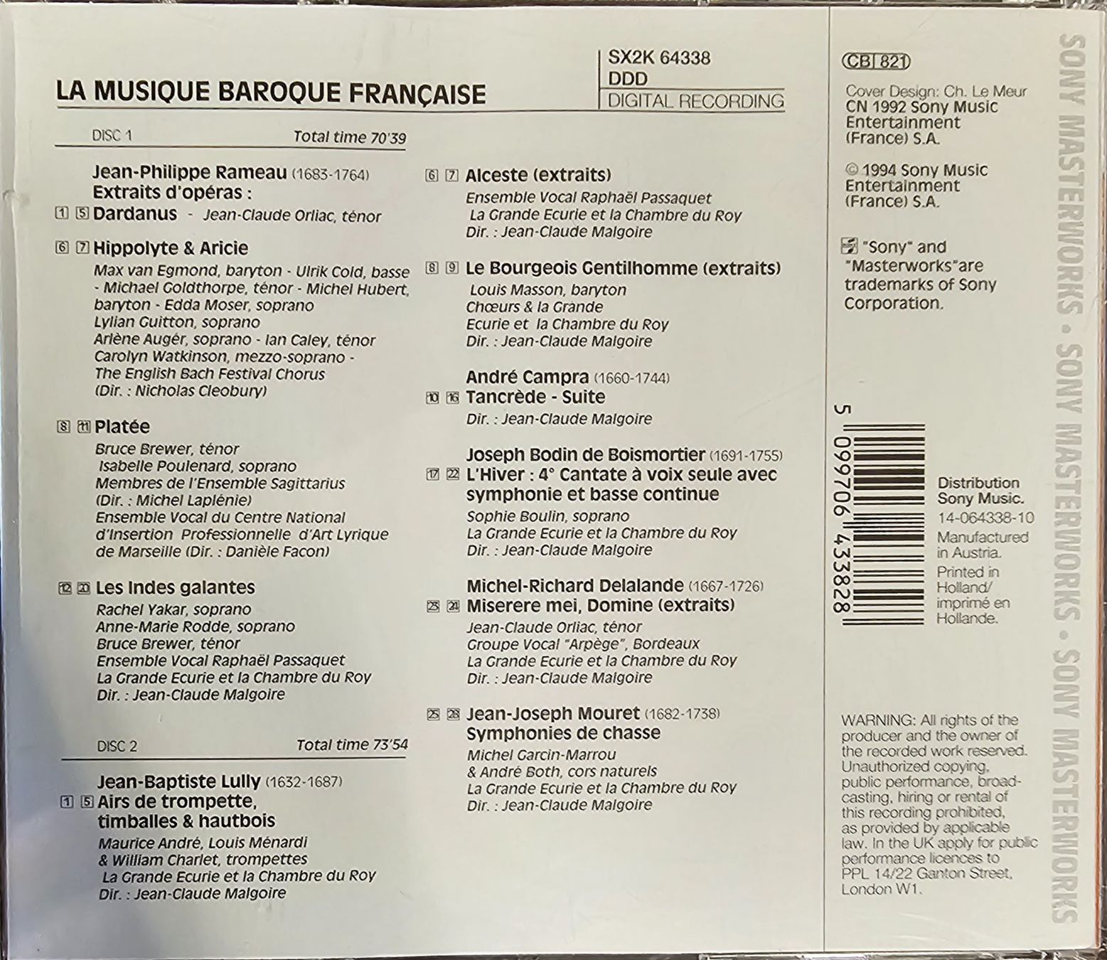 CD: Reflets: La Musique Baroque Francaise – Usato da Wahlen b. Laufen venduto da Cg10 1