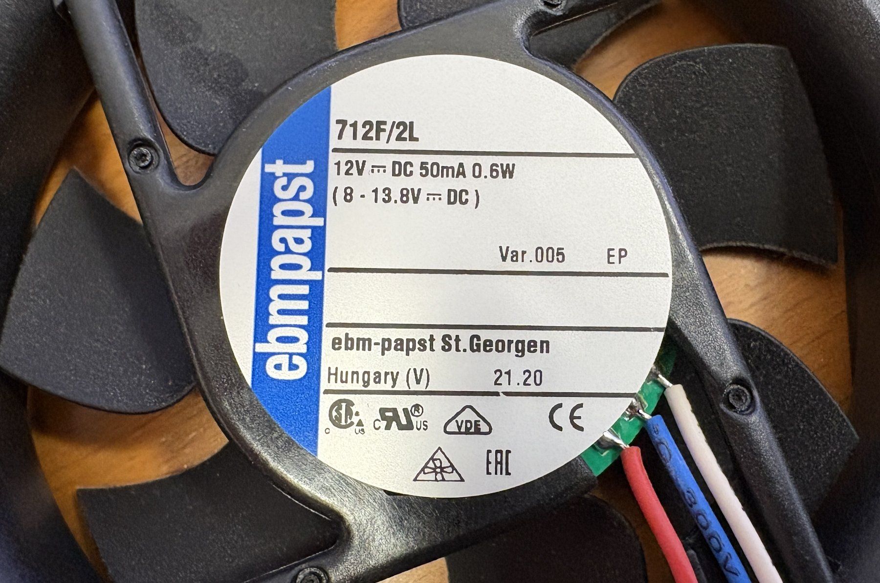 Ventilatori: Ventilateur EBM Papst 712F/2L 12V DC – Usato da La Magne venduto da materielavendre 1
