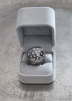 RING,versilbert,Swarovski Kristallen