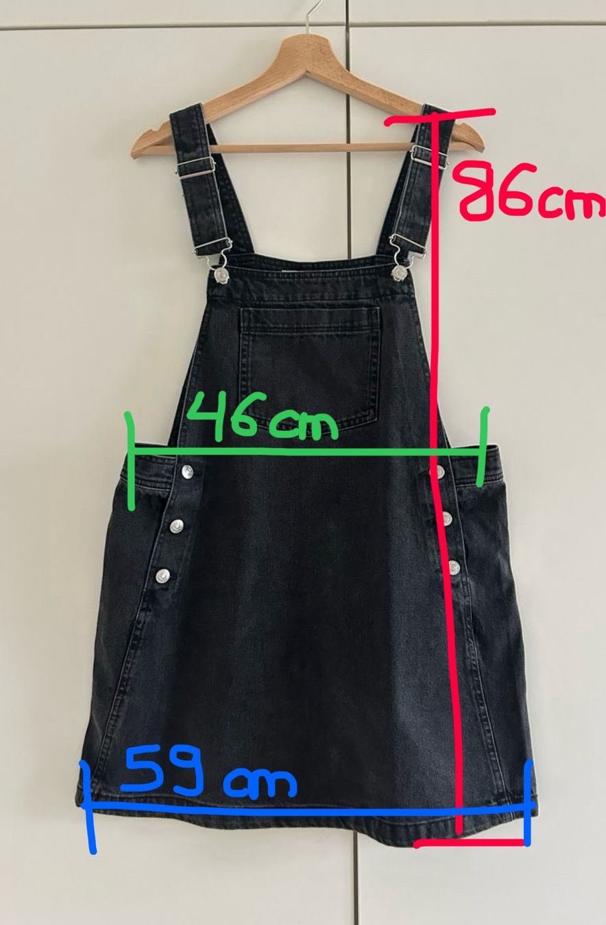 Mango Vestiti: Jeans-Latzkleid, Gr. S, Schwarz, Mango – Usato da Zürich venduto da Lolaa123 4