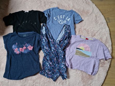 Mädchen Sommer Kleiderpaket, Grösse 140, 5 Stücke