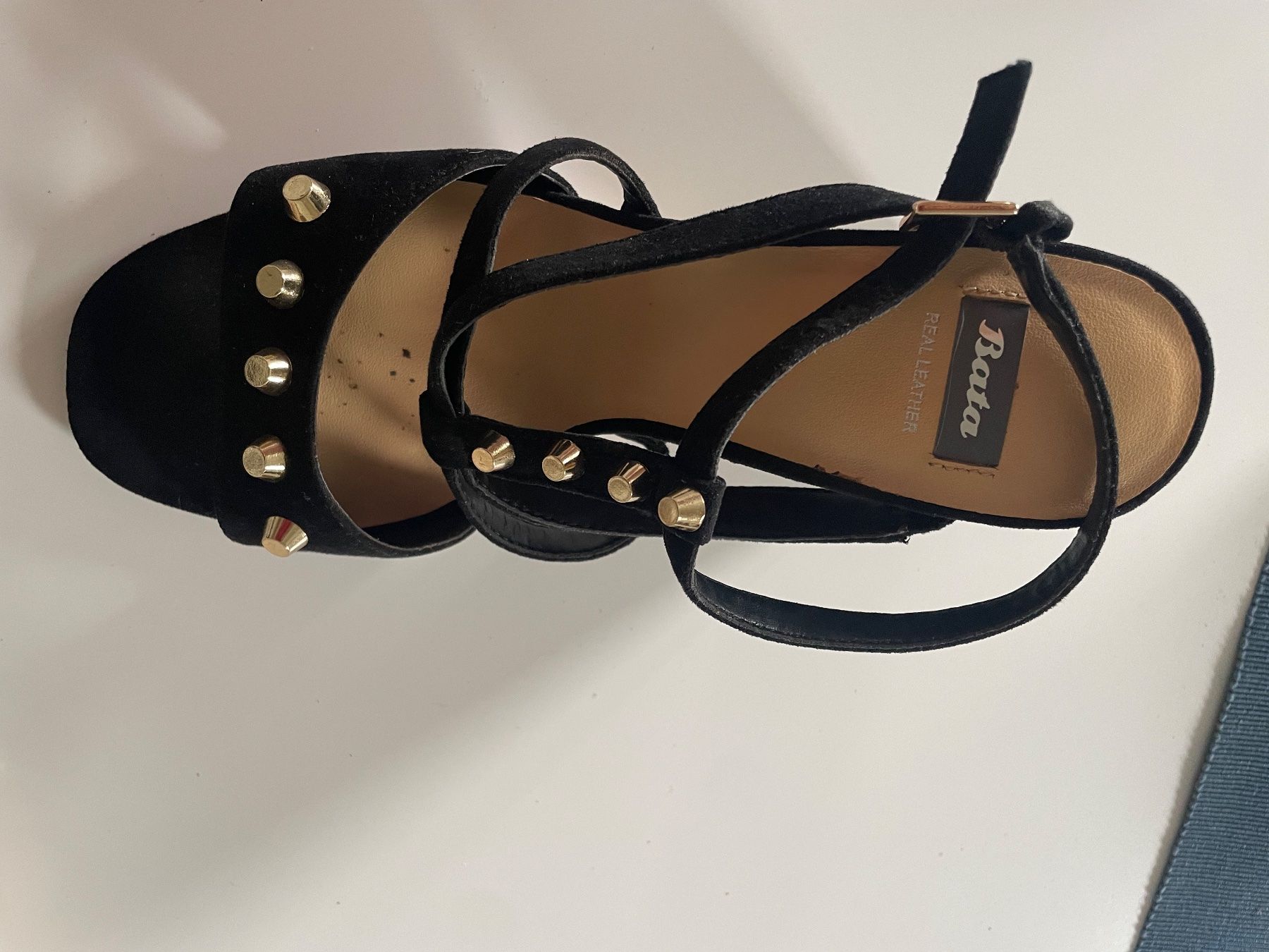 Scarpe da donna: 2 Paar Sandalen, Echleder, Bata, Grösse 38 – Usato da Coldrerio venduto da Theres2004 3