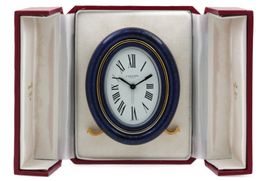CARTIER Baignoire Tisch Alarm Wecker Uhr Messing *5899