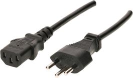 TD-Apparatekabel Netzkabel C13 Typ 12 Max Hauri 1m