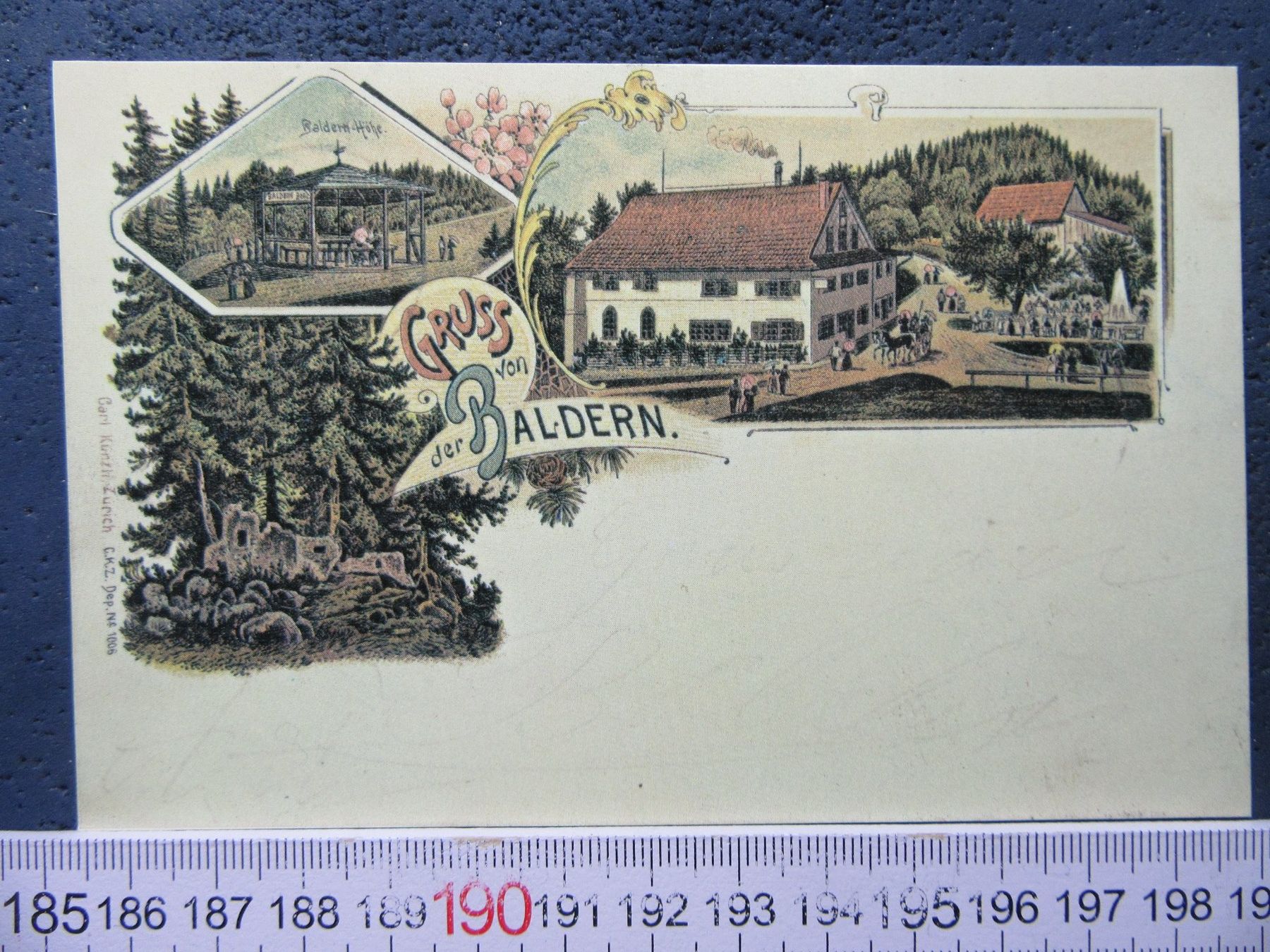 Cartoline postali: BALDERN ZH AK REPRO UM 1900 – Usato da Ettingen venduto da Hausi4711