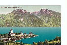 Spiez mit Ralligstöcke, Thunersee, Niederhorn