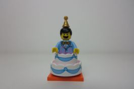 LEGO Minifigur CMF Serie 18 Birthday Cake Guy