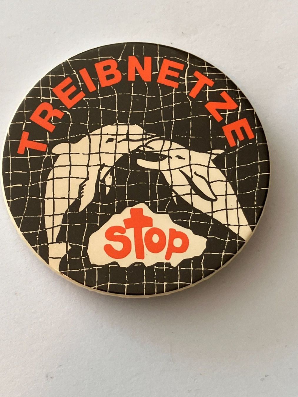 Plaquettes & Badges: 1 Button Treibnetze Stop – D'occasion à Basel par djwwpp