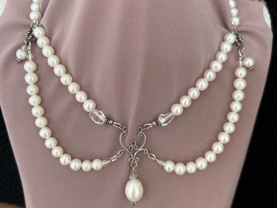 Altri gioielli: Brautschmuck mit echten Perlen Nr. 25 – Nuovo (secondo la descrizione) da Rothenburg venduto da stacostaco