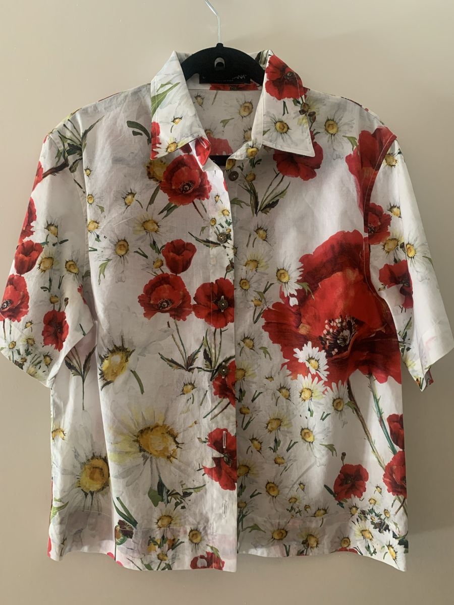 Dolce & Gabbana Blusen: Dolce & Gabbana Blumenhemd kurzarm  – Neu (gemäss Beschreibung) aus Oberengstringen von miga.ch 3