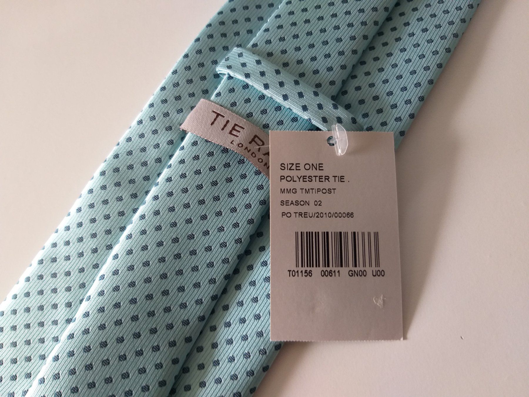 Krawatten: TIE RACK Cravate en polyester / Polyester Krawatte neuve/neu – Neu und originalverpackt aus Cossonay-ville von Super-Price-Quality 3