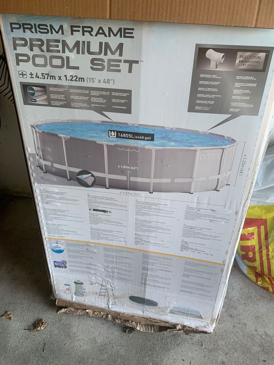 INTEX Pool Set 4.57x1.22m NEU & OVP 1
