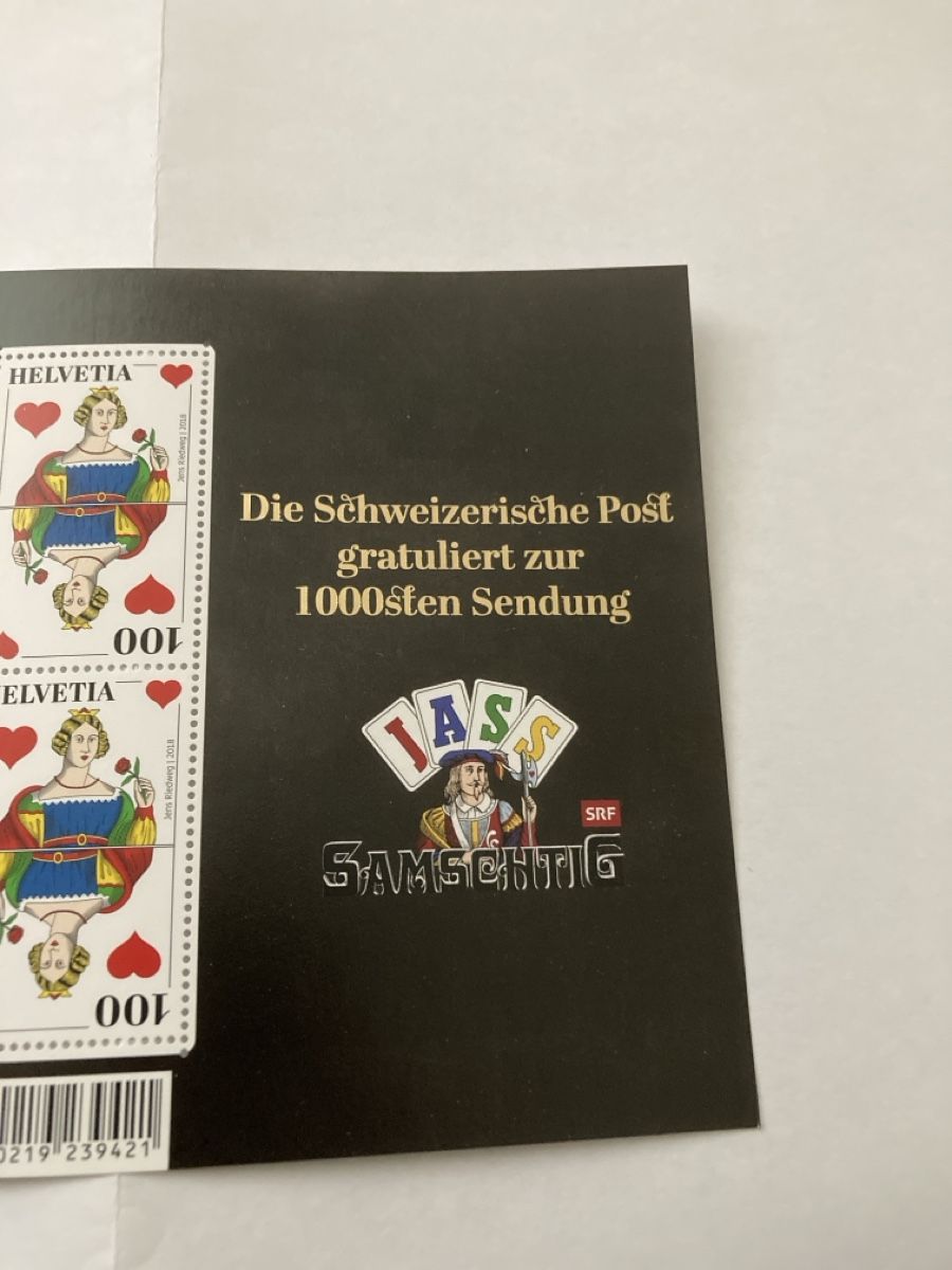 Tutti i francobolli: Kleinbogen Samstigjass Jubiläum  – Nuovo e nell'imballaggio originale da Hinwil venduto da markusp69 1