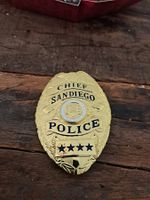 CHIEF SANDIEGO POLICE Plakette Badge New
