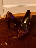 Pumps Leder lackiert bordeaux Cassis T 40 neu ✨