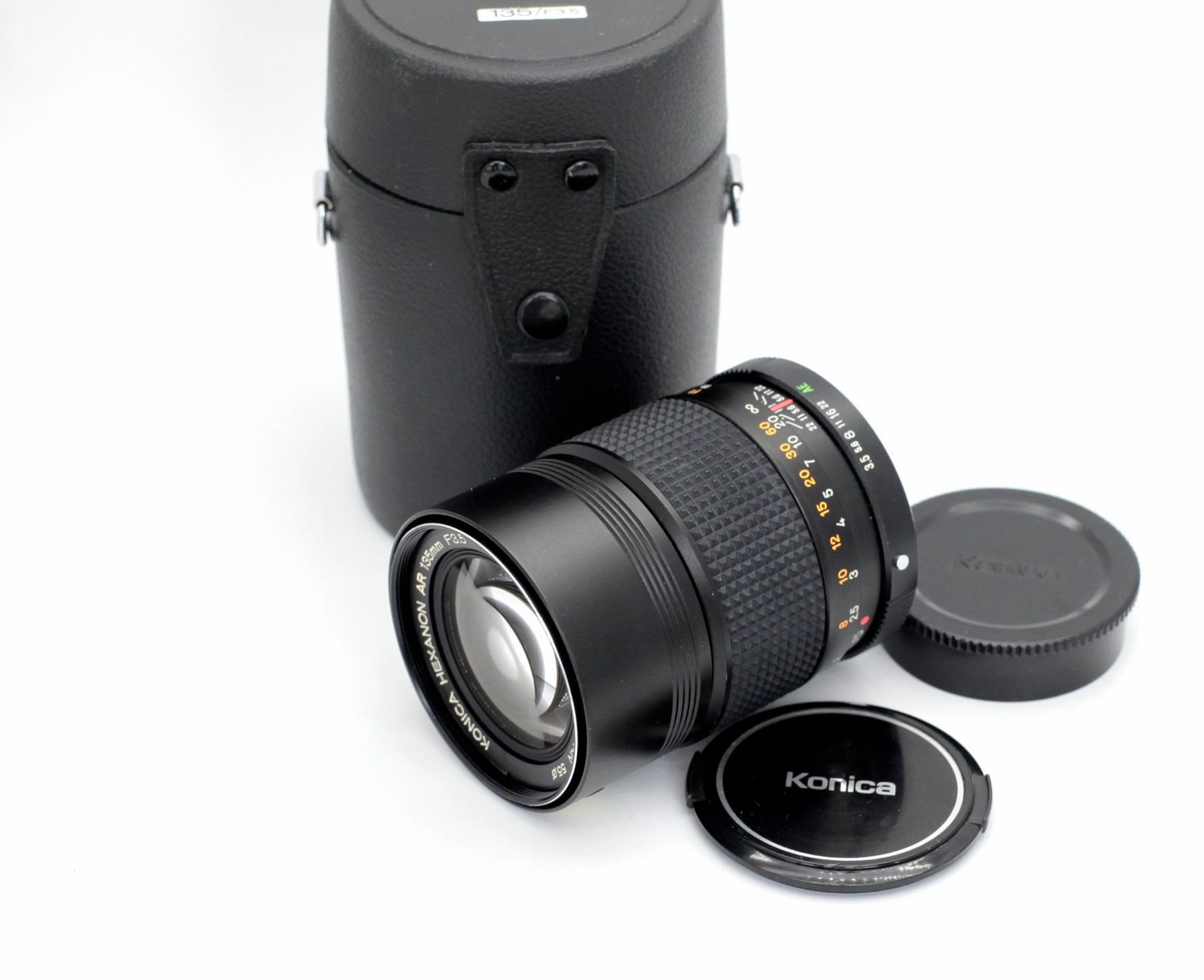 Konica Obiettivi: Konica Hexanon AR 135mm f3.5 Japan – Usato da Birsfelden venduto da Waldbrettspiel