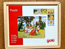 Holz Würfel Puzzle Märchen 