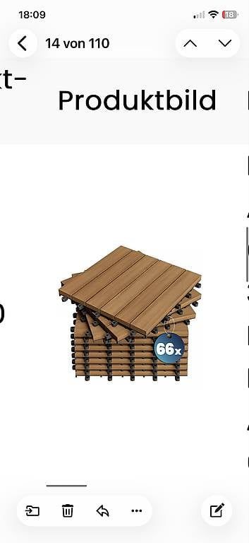 Bodenbeläge: 62Stk. Neue Terassenfliessen  – Gebraucht aus Speicher von chr_9r8w