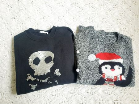 2 PULLOVER im SET  PULLI GIRL 140 STRICKPULLOVER Strickware