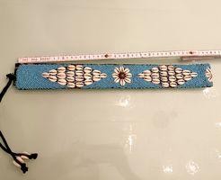 Sommer-Look: Hübscher Gürtel mit Muscheln, Top Zustand