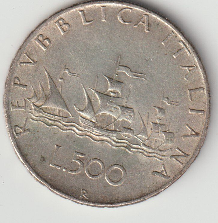Tutti le monete: Silber Münz Italien 500 Lire 1959 – Usato da Biel/Bienne venduto da Destockweb