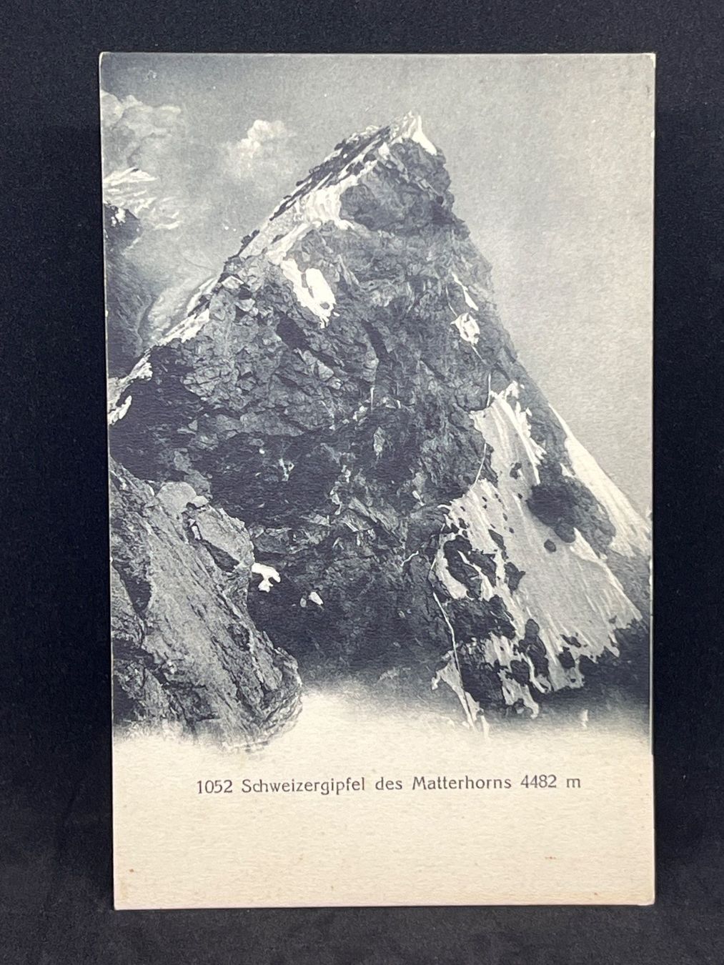 Cartoline postali: Schweizergipfel des Matterhorns 4482m – Usato da Widnau venduto da Brusi9
