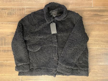 Brave Soul Teddy-Jacke schwarz mega kuschelig Gr. 52 NEU