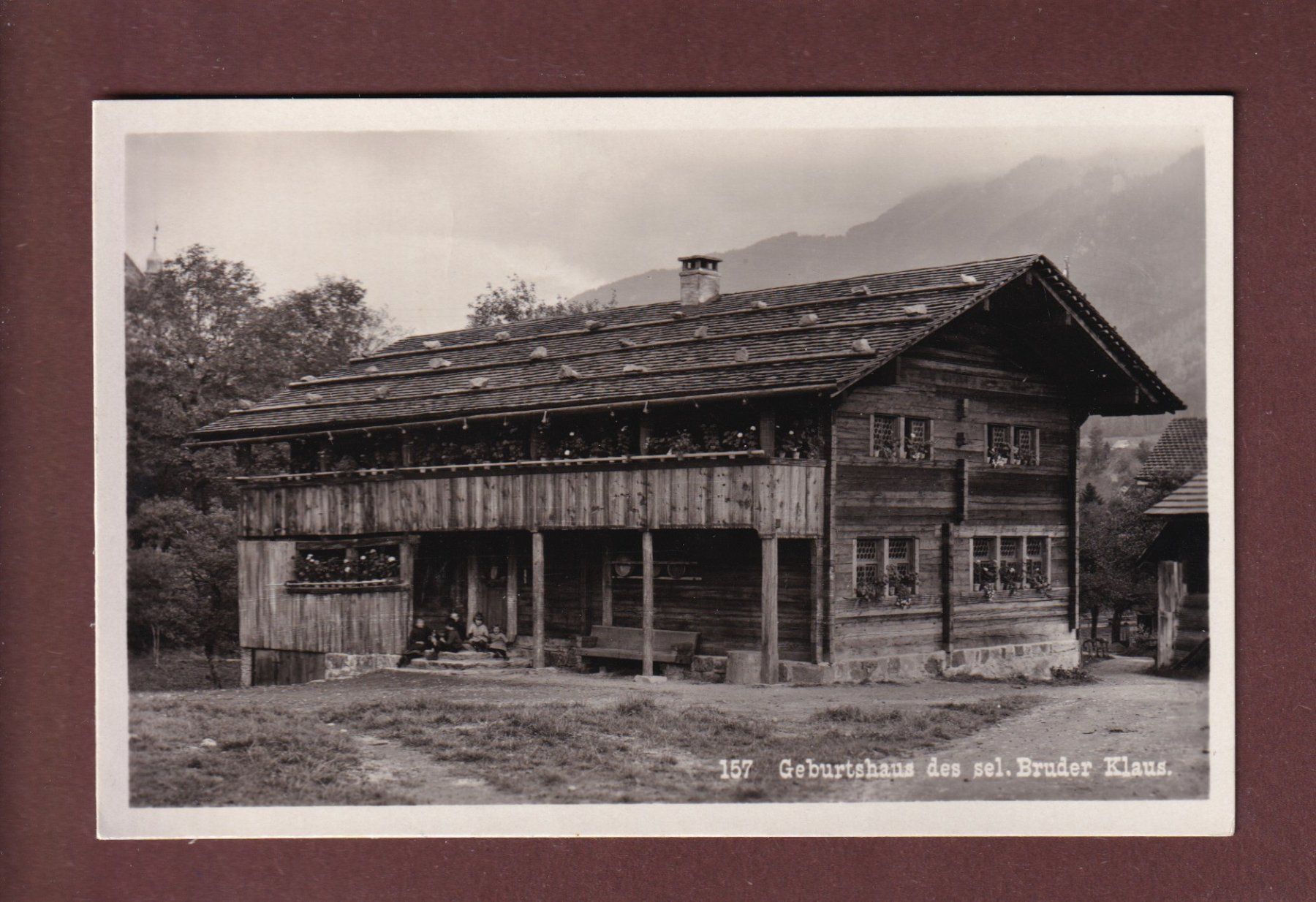 Cartoline postali: Geburtshaus BRUDER KLAUS – Usato da Pully venduto da nicecards-shop