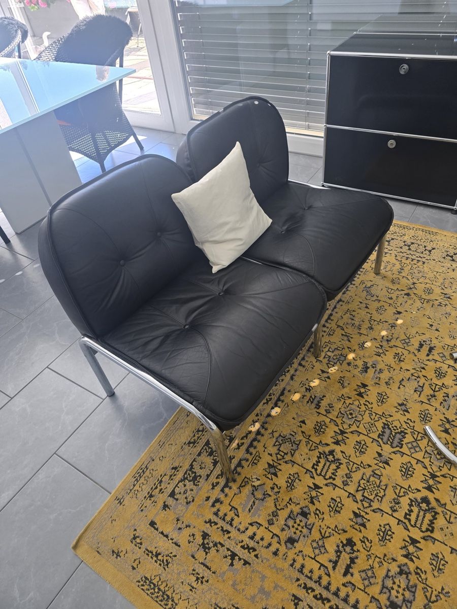 Sessel: 2er Leder Sessel Designer Stück  – Neu (gemäss Beschreibung) aus Fislisbach von meb_cgw9
