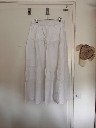 Jupe longue blanche