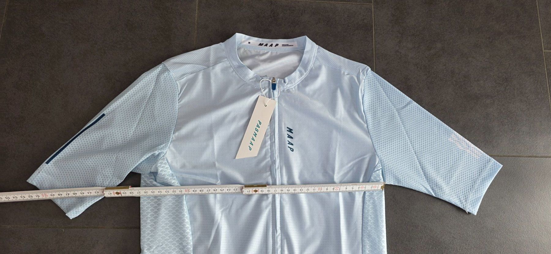 Leibchen & Hosen: Velotrikot Pasmaap Gr. M / Hellblau – Neu und originalverpackt aus Wittenbach von Hase113 2
