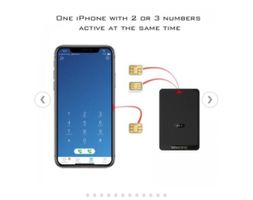 3-4 Nummern gleichzeitig aktiv auf einem iPhone (unbenutzt)