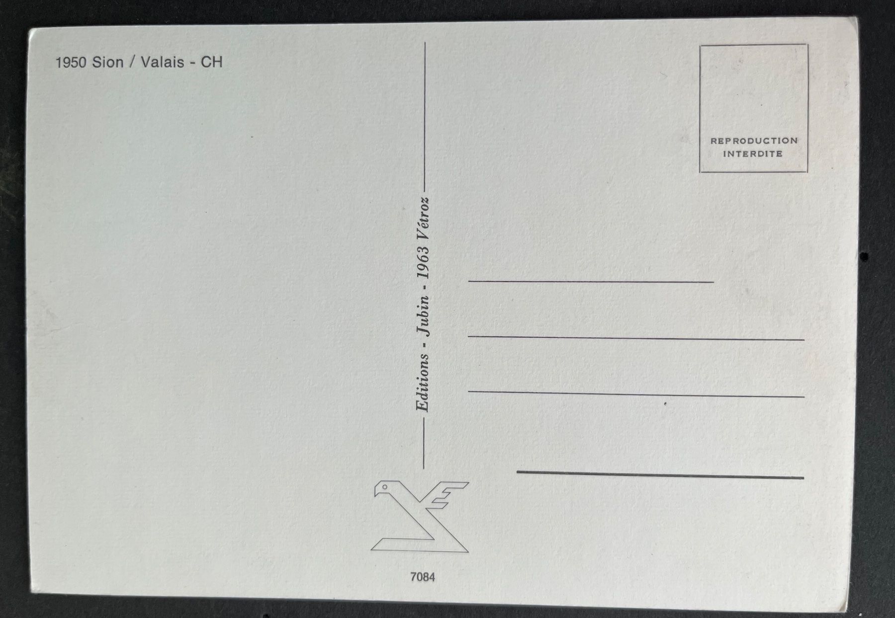 Cartoline postali: Sion Mehransicht/ Postautos-Bahnhofplatz – Usato da Ostermundigen venduto da DaxKarten-75 1