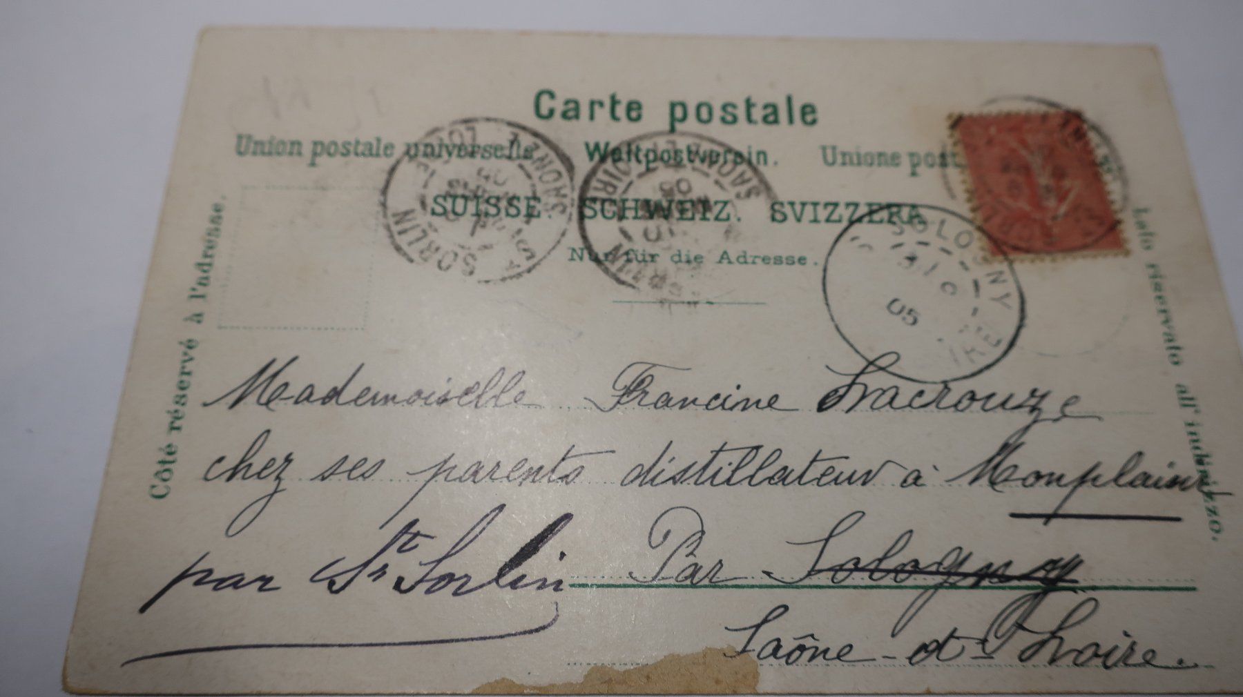 Ansichtskarten: Souvenir de Genève – Gebraucht aus Cormoret von Pascalll2001 5